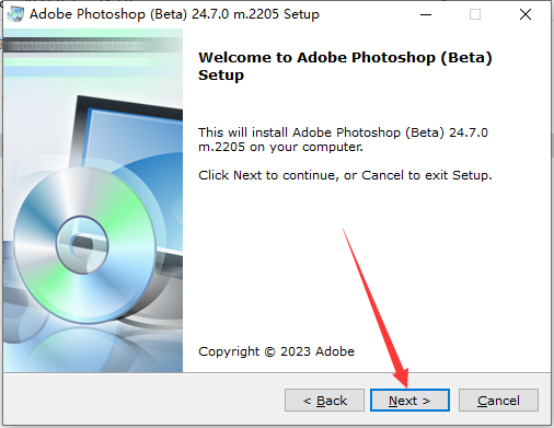 Adobe Photoshop Beta 24.7【内置Ai绘图功能】免费破解版附安装教程安装图文教程