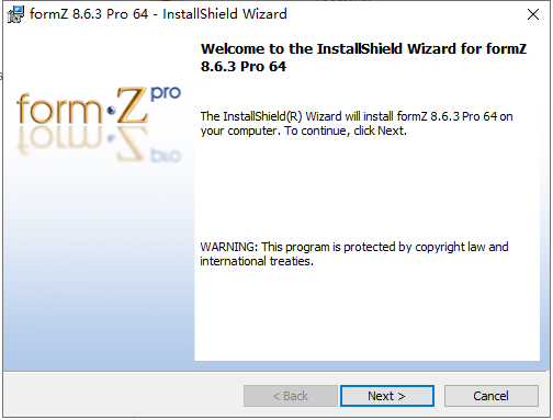Form-Z Pro v8.6.3.1【3d建模软件】绿色破解版安装图文教程
