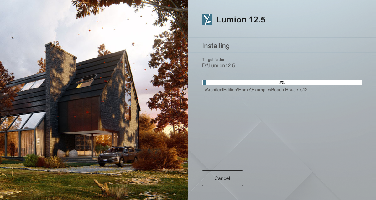 【3D景观建筑软件下载】Lumion v12.5最新免费破解中文版安装图文教程