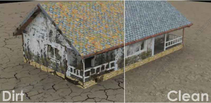 Dirtizer 2 For 3DMax 2010 / 2017 – VRAY肮脏污垢材质插件 Dirtizer 2 For 3DMax 2010 / 2017 – VRAY肮脏污垢材质插件