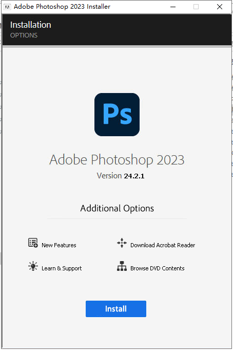Adobe Photoshop 2023 v24.2.1【图像处理软件】中文破解版安装图文教程