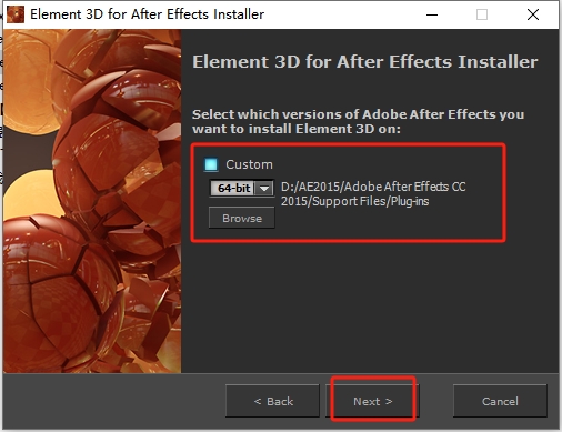 Element 3D v1.6.2【AE特效插件】E3D 免费破解版安装图文教程