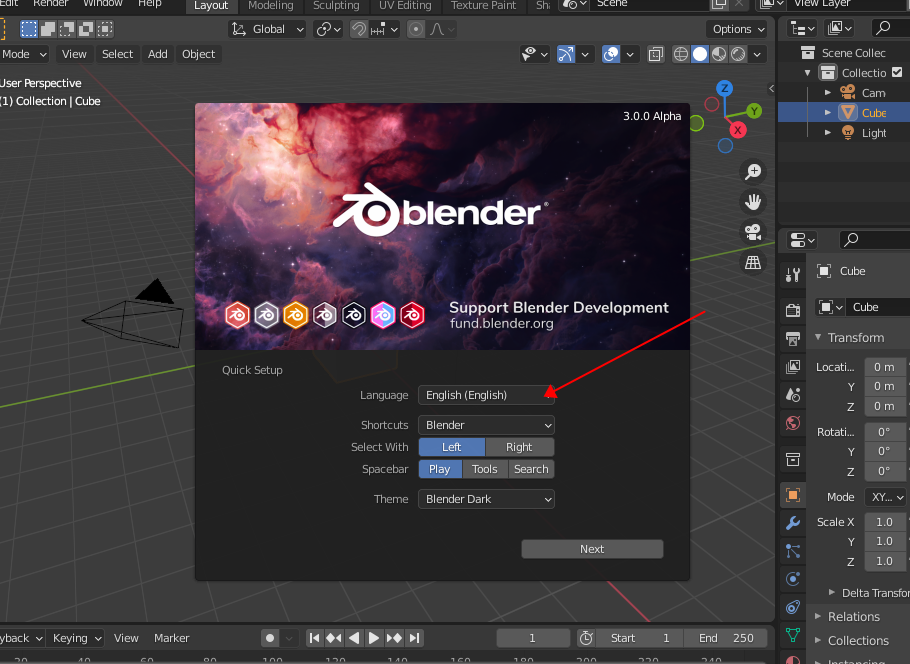 Blender 3D 3.0【三维动画制作软件】 绿色免安装版下载安装图文教程