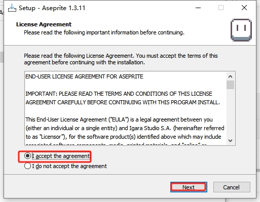 Aseprite 1.3.11（像素风格动画制作软件下载）汉化版安装图文教程