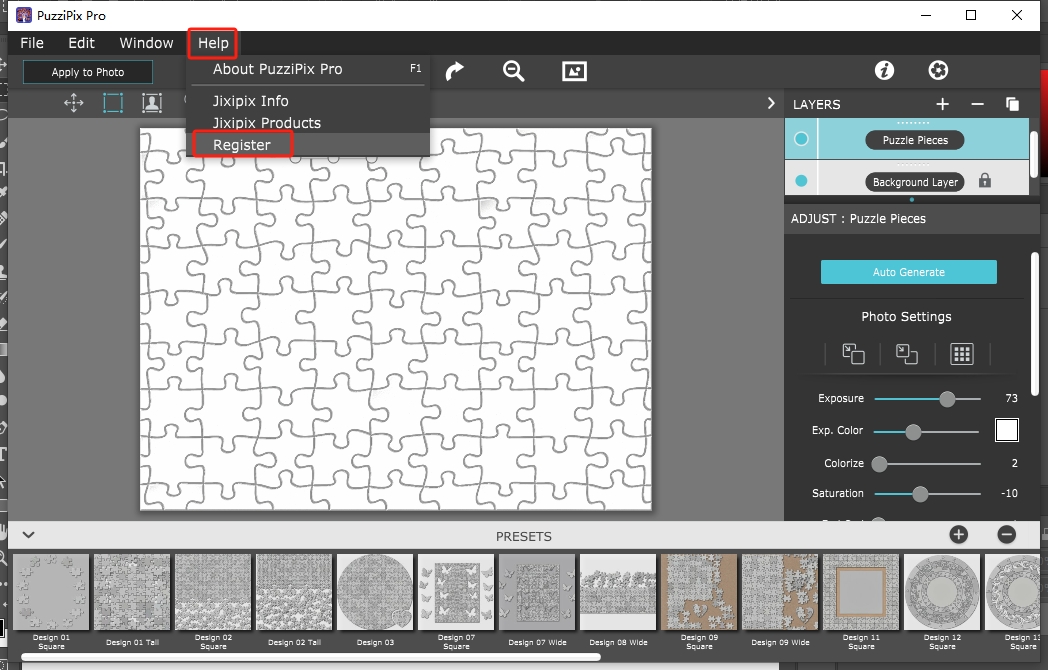 JixiPix公司Photoshop图片拼图特效组件PuzziPix Pro V1.0.4 x86/x64安装图文教程