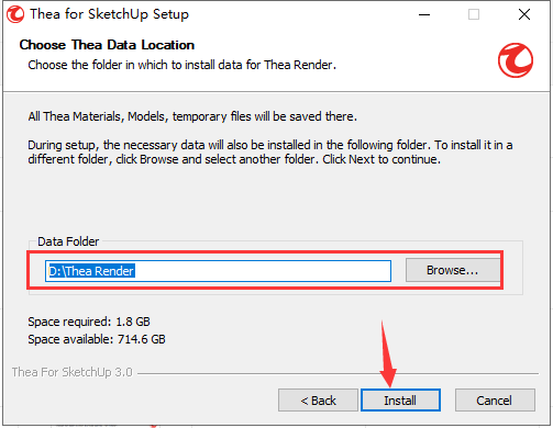Thea for SketchUp v3.0.1【支持SU2018-2021】免费破解版安装图文教程