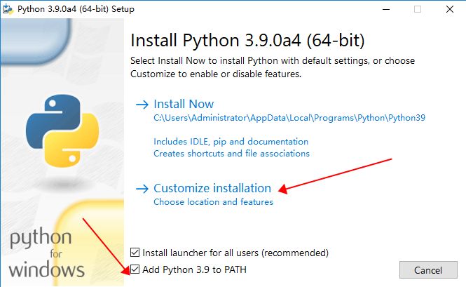 Python 3.9.0【编程语言】免费版下载安装图文教程