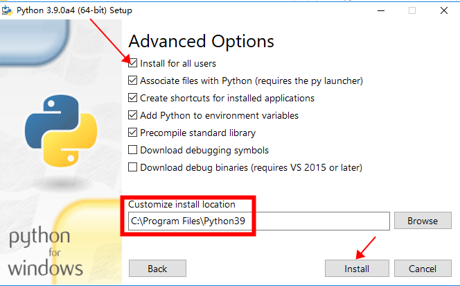 Python 3.9.0【编程语言】免费版下载安装图文教程