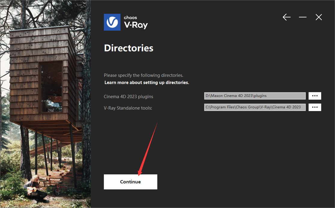 V-Ray 6.00.04 for Cinema 4D R21-2023英文破解版安装图文教程