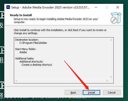 Adobe Media Encoder 2023 v23.0.0.57【附安装教程】中文特别破解版安装图文教程