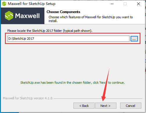 SketchUp草图大师渲染器插件：Maxwell Render v4.1.8安装图文教程