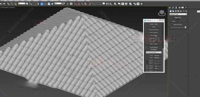 3DMax屋顶设计插件Atiles Pro v2.53 For 2010-2018+使用教程+中文安装