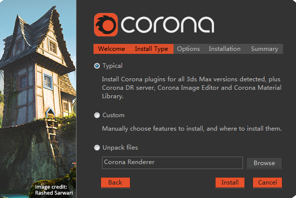 Corona Renderer6.2for 3dmax2014-2022绿色破解版安装图文教程