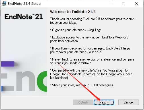 Endnote 21.4（附安装教程）免费汉化破解版安装图文教程