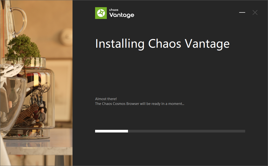 Chaos Vantage 1.8.5实时光线追踪预览软件【附破解补丁+安装教程】英文破解版安装图文教程