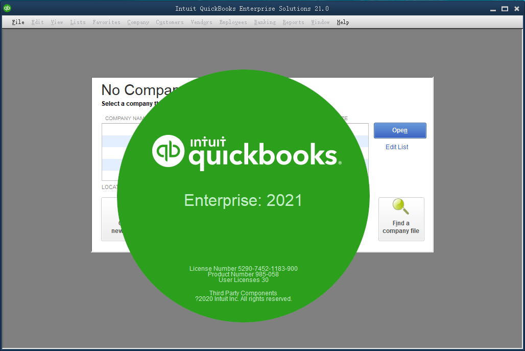quickbooks 2021【附破解补丁+安装教程】免费破解版安装图文教程