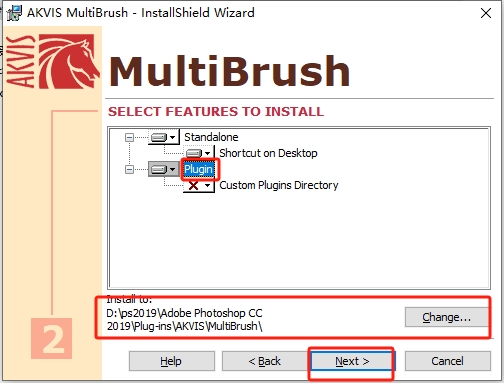 AKVIS修饰照片滤镜MultiBrush For Photoshop-PaintShop v9.0.1631.14151安装图文教程