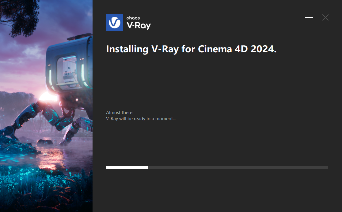 VRay 6.10.01 for Cinema 4D 2024 免费英文破解版安装图文教程