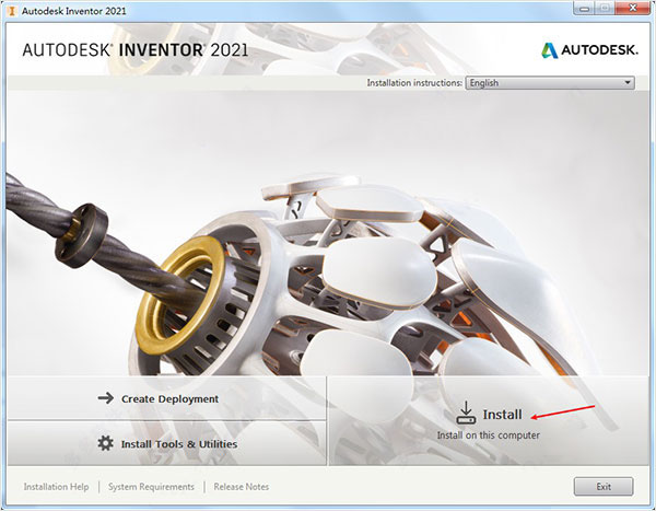 Autodesk Inventor2021【3D绘图模拟软件】汉化完整破解版安装图文教程