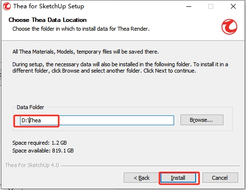 Thea For SketchUp 4.0最新免费破解版安装图文教程