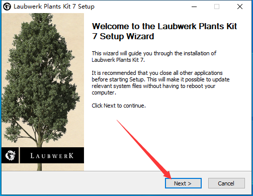 SketchUp草图大师10种树木生成插件：Laubwerk Plants Kit 7安装图文教程