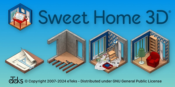 Sweet Home 3D 7.3免费开源设计软件