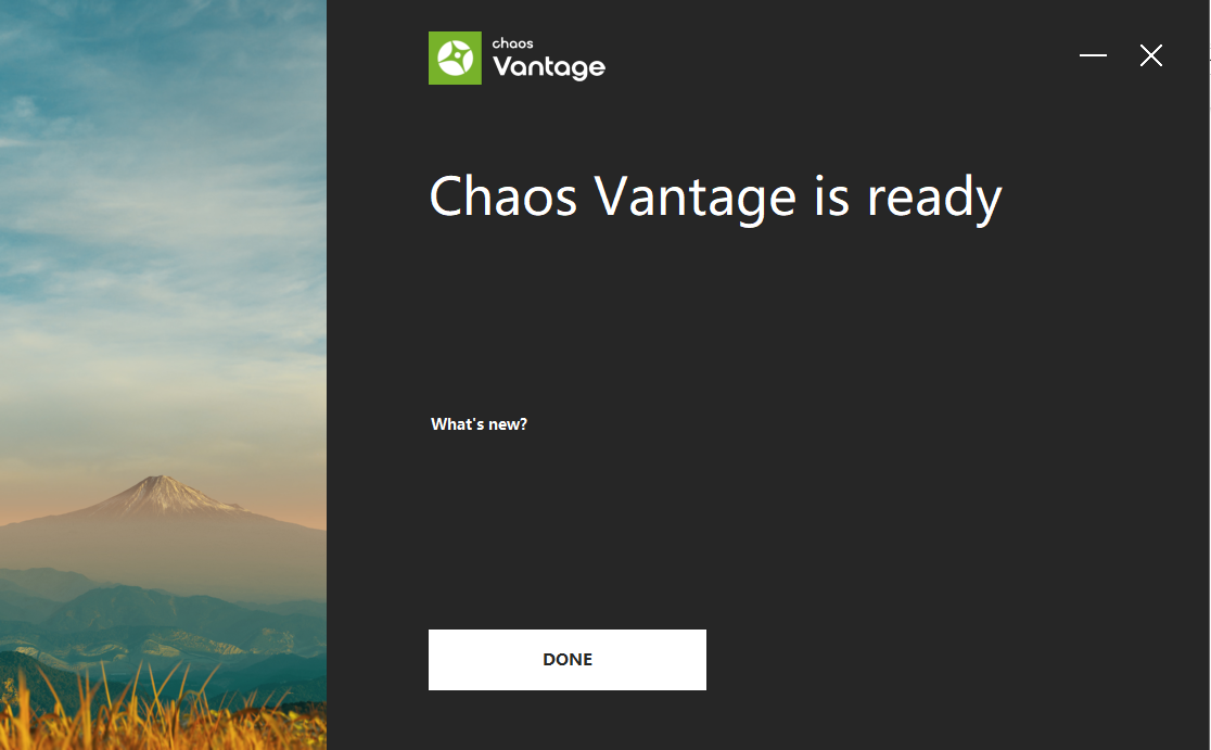 【实时光线追踪渲染软件免费下载】Chaos Vantage v1.8.4英文破解版+破解补丁安装图文教程