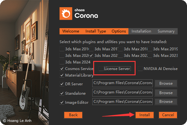 Corona 10 for 3ds Max 2016-2024免费破解版安装图文教程