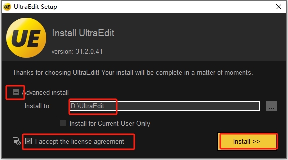 UltraEdit 31.2英文激活版+安装教程安装图文教程