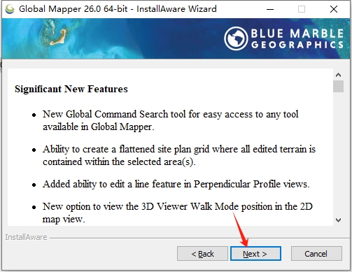 Global Mapper 26.0（英文版+破解补丁）最新激活版安装图文教程