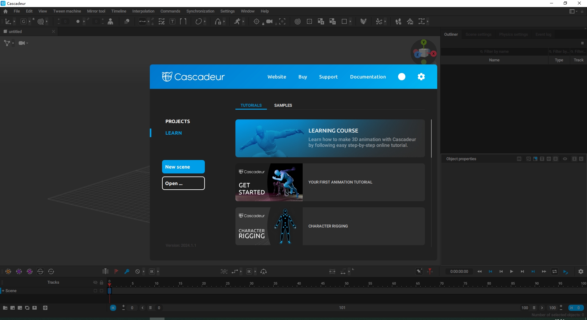 Cascadeur v2024.1.1英文破解版