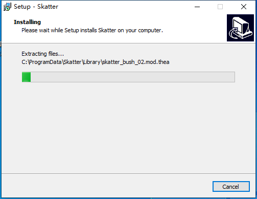 Sketchup草图大师SK生态植被插件：Skatter v1.4.7安装图文教程