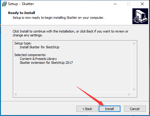Sketchup草图大师SK生态植被插件：Skatter v1.4.7安装图文教程