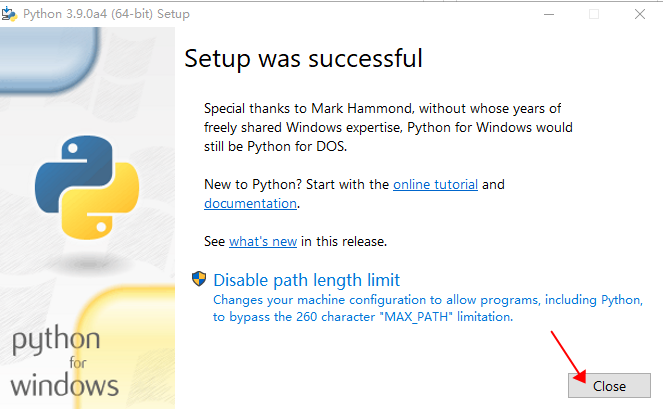 Python 3.9.0 绿色版【Python3.9.0】英文免费版安装图文教程