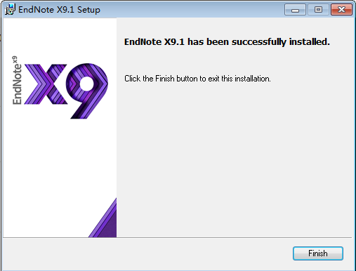 endnote x9.1【文献管理软件】中文破解版安装图文教程