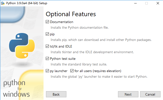 Python 3.9.0 绿色版【Python3.9.0】英文免费版安装图文教程