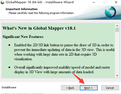 Global Mapper18激活版【Global Mapper】附注册机破解安装图文教程