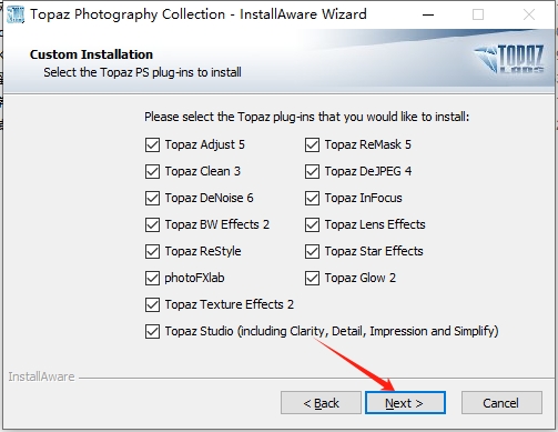 PS Topaz全套插件更新Topaz Plugins Bundle For CS5 – CC2019 Win安装图文教程