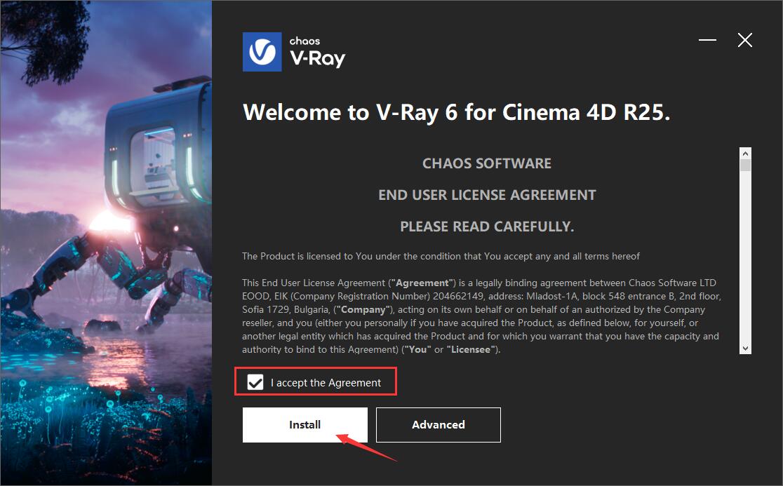 【C4D VRay渲染器】VRay 6.00.03 for Cinema 4D R21/R22/R23/S24/R25/R26/2023 英文破解版下载安装图文教程