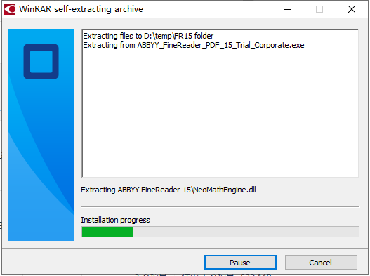 Abbyy FineReader15.0中文版安装图文教程