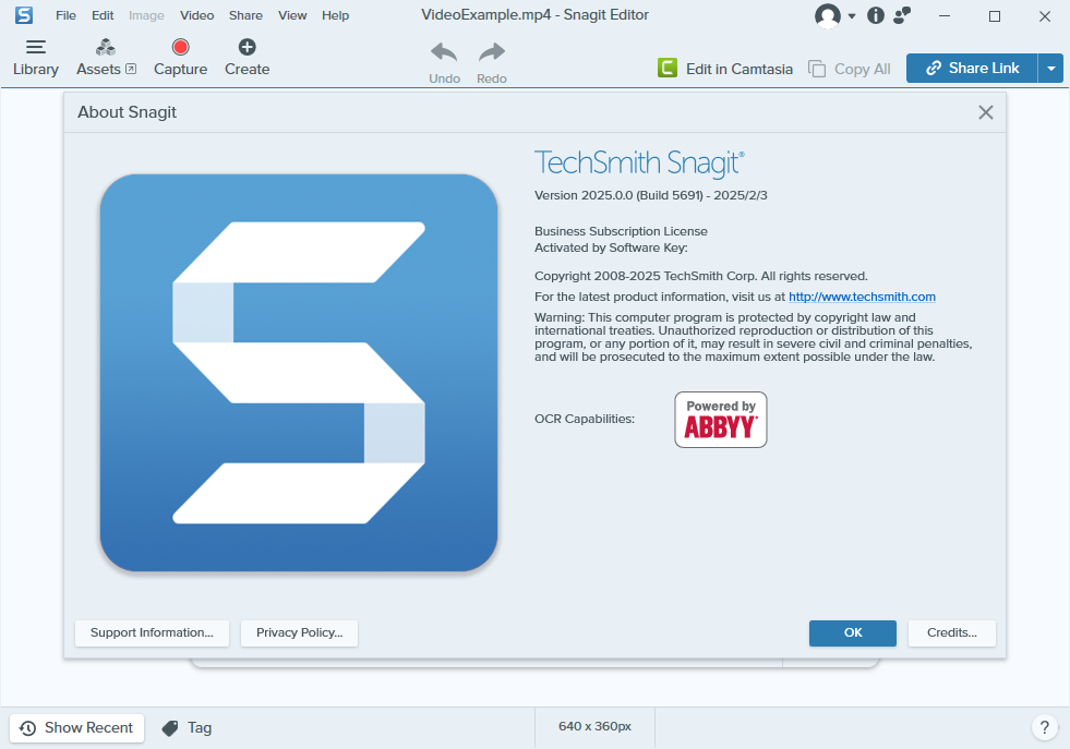 Snagit 2025 v25.0最新英文激活版