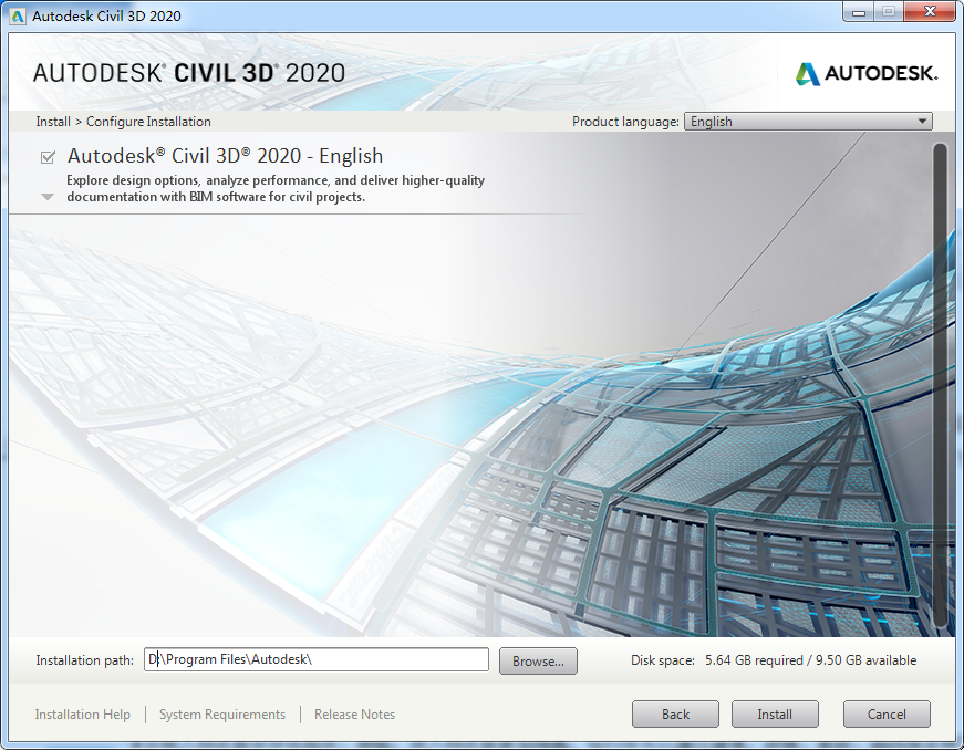 Civil 3d 2020破解版【3D建模软件】免费下载安装图文教程