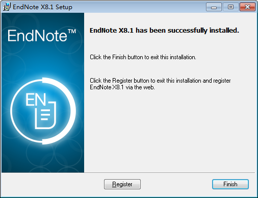 EndNote X8.1【文献管理软件】中文破解版下载安装图文教程