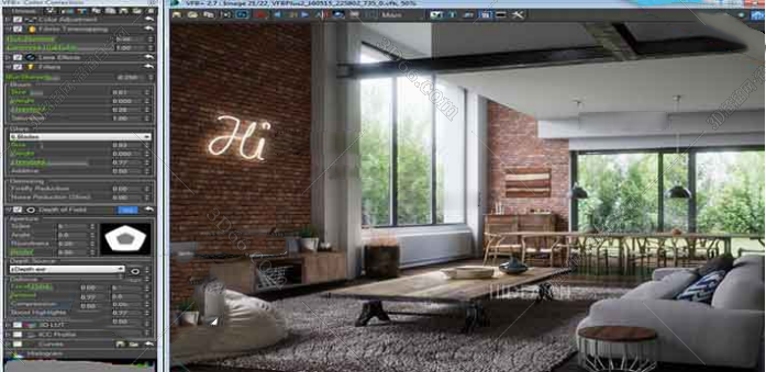 3DMax帧缓冲存储器插件VFBPlus v2.81 For 3DMax 2009-2018