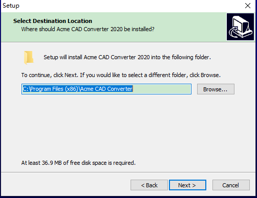 CAD格式版本转换器Acme CAD Converter2020免费版（高版本转低版本）安装图文教程