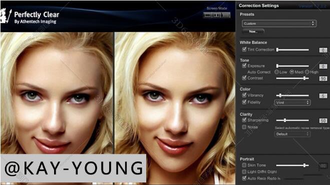 PS/LT皮肤磨皮插件Athentech Perfectly Clear Complete v3.5.7.1160