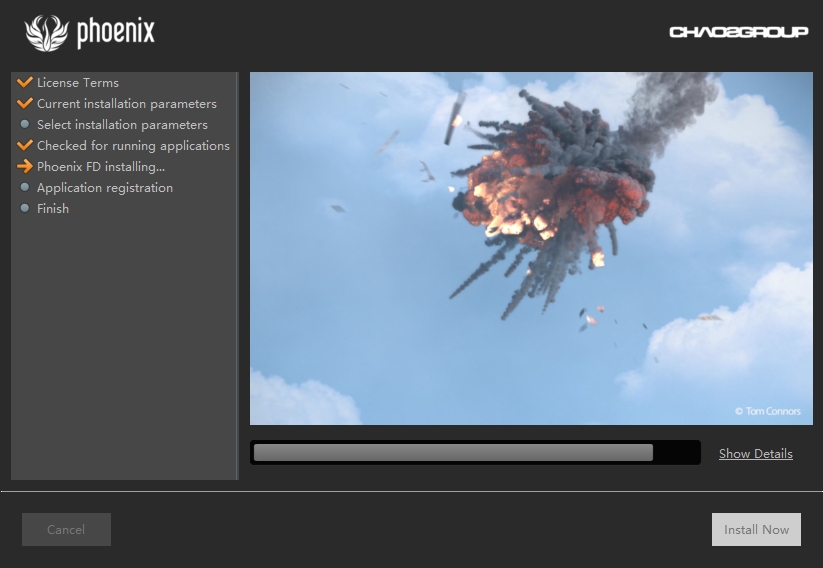 3DMax流体插件：Phoenix FD v3.14.00 Vray 3+4 For 2014-2020安装图文教程