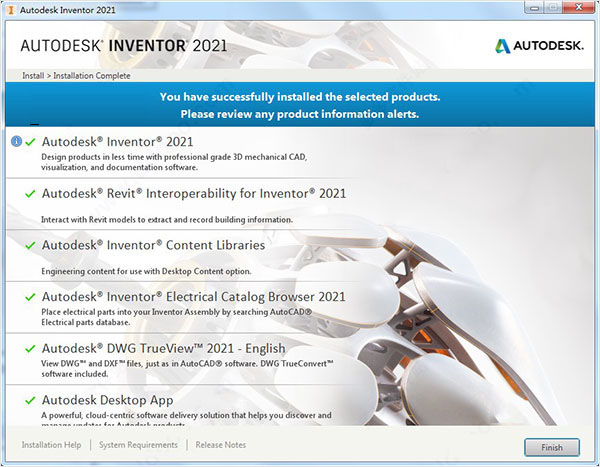 Autodesk Inventor2021【3D绘图模拟软件】汉化完整破解版安装图文教程