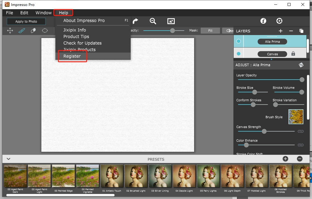 PS印象派油画风格滤镜 – JixiPix Impresso Pro v1.7.9安装图文教程