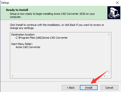 CAD格式版本转换器Acme CAD Converter2020免费版（高版本转低版本）安装图文教程